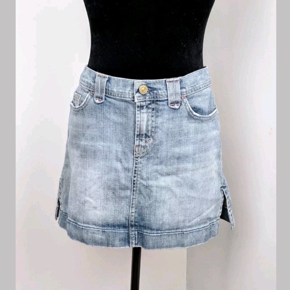 7 For All Mankind Denim Jean Skirt size 9/10 or 30